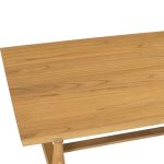 TARRICE 220cm Mindy Veneer Dining Table-Natural - Image 8