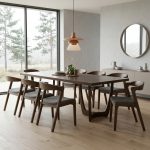 VARNOL 8 Seater Mindy Veneer Dining Set-Cocoa - Image 4