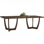 VARNOL 240cm Mindy Veneer Dining Table-Cocoa - Image 2