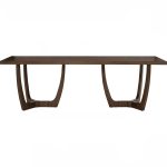 VARNOL 240cm Mindy Veneer Dining Table-Cocoa - Image 3