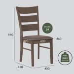 MARLEY 8 Seater Dining Set-Cocoa - Image 5