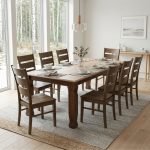 MARLEY 8 Seater Dining Set-Cocoa - Image 3