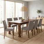 LADEE 8 Seater Dining Set-Cocoa