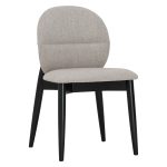 [Set of 2] OLESE Dining Chair-Black - Image 6