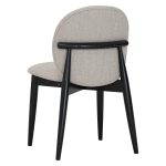 [Set of 2] OLESE Dining Chair-Black - Image 5