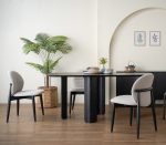 [Set of 2] OLESE Dining Chair-Black - Image 11