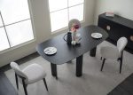 [Set of 2] OLESE Dining Chair-Black - Image 9