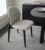 [Set of 2] OLESE Dining Chair-Black - Image 8