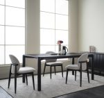 [Set of 2] OLESE Dining Chair-Black - Image 7