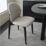 [Set of 2] OLESE Dining Chair-Black - Image 2
