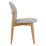 [Set of 2] OLESE Dining Chair-Natural - Image 7