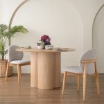 [Set of 2] OLESE Dining Chair-Natural - Image 5