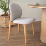 [Set of 2] OLESE Dining Chair-Natural - Image 2