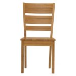 [Set of 2] RAVEN Wooden Dining Chair-Natural - Image 5