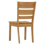 [Set of 2] RAVEN Wooden Dining Chair-Natural - Image 4