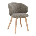 [Set of 2] ADONIS Dining Arm Chair-Stone Grey - Image 12