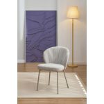[Set of 2] DOLLA Curved Back Dining Chair-Grey - Image 6