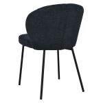 [Set of 2] DOLLA Curved Back Dining Chair-Blue - Image 6