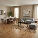 [Set of 2] CASSY Curved Back Dining Chair-Grey - Image 6