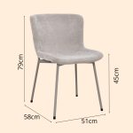 RILO 4 Seater Dining Set-Beige - Image 8