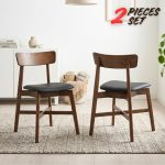 [Set of 2] KYLIAN Dining Chair-Cocoa