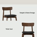 [Set of 2] KYLIAN Dining Chair-Cocoa - Image 9