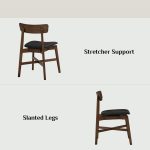 [Set of 2] KYLIAN Dining Chair-Cocoa - Image 10