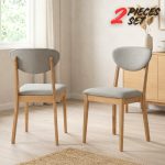 [Set of 2] JOSEPH Dining Chair-Natural