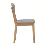 [Set of 2] JOSEPH Dining Chair-Natural - Image 9