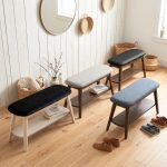 OPEL 90cm Wooden Shoe Bench-4 Colors - Image 14