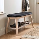 OPEL 90cm Wooden Shoe Bench-4 Colors - Image 16