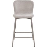 [Set of 2] RILO 25" Counter Bar Chair-Beige - Image 7