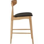 [Set of 2] TELYN 25" Counter Bar Chair-Natural - Image 10
