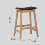 [Set of 2] GETA 23" Counter Bar Stool-Natural - Image 3