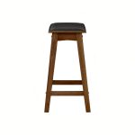 [Set of 2] GETA 23" Counter Bar Stool-Cocoa - Image 7