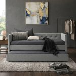 BALSAM Day Bed with Trundle-Grey