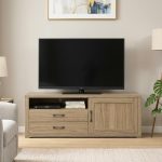 CABRIC 160cm TV Cabinet-Dark Oak