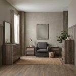 CARLTON 6 Drawer Dresser With Mirror-Rustic Oak - Image 6