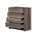CARLTON 4 Drawer Chest-Rustic Oak - Image 2