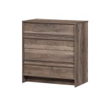CARLTON 4 Drawer Chest-Rustic Oak - Image 6