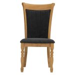 [Set of 2] CLARO Dining Chair-Natural - Image 4