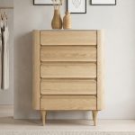 COSMO 5 Drawer Chest-Natural