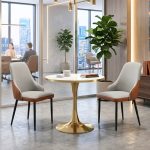CUBEE 2 Seater Round Dining Set-Orange