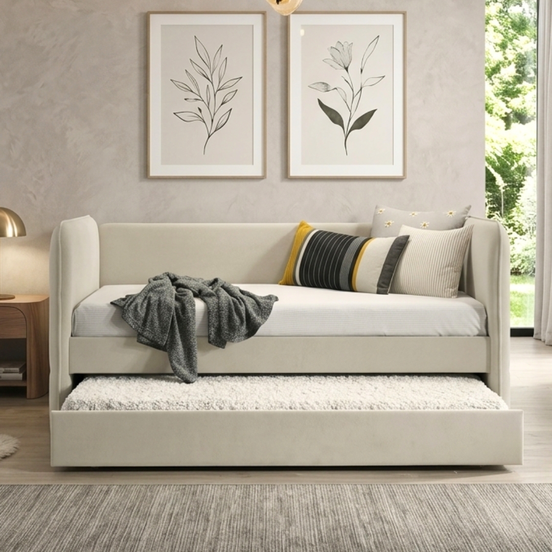 Corsica 5957 CORSICA Single Size Day Bed with Trundle - Image 1