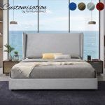 [Custom Made] MENTON Wing Back Divan Bed Frame-4 Sizes