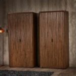 GROVE 2 Door Full Solid Wood Wardrobe - Image 3