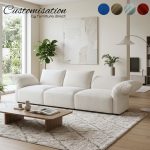 [Custom Made] FLORA Adjustable Arm Rest 3 Seater Sofa