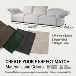 [Custom Made] FLORA Adjustable Arm Rest 3 Seater Sofa - Image 7