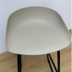 [Set of 4] FRANCISCO 29" Metal Bar Chair-Beige - Image 8