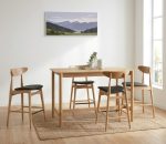 HENKY 140cm Counter Bar Table-Natural - Image 11